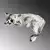 Aberto Design Dekorativna figura Cat, Bela