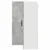 Zidni kutni ormar LUCCA Betonska siva 57 x 57 x 100 cm