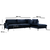 Atelier del Sofa Ugaona garnitura 90x88x283cm Teget
