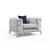 Atelier del Sofa Fotelja Como 108x73x90cm Svetlosiva