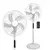 Stojeći ventilator VIENTO-R 40W/230V beo + daljinski upravljač