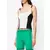 Nagnata-colour block tank top-women-Black