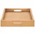 Vidaxl Servirni pladenj 60x35 cm trdna tikovina