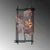 Wallity Zidna dekoracija Daiyu 4, 48x87x4 cm, Šarena