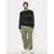 Jack&Jones Pulover Hugo 12258607 Črna Regular Fit