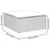Vrtni tabure s jastukom sivi 63,5x56x32 cm od poliratana