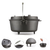 KLARSTEIN HOTROD 145, ČRN, LIT LONEC, BARBECUE LONEC, 12 QT/11,4 LITRA, LITO ŽELEZO (COOK4-Hotrod-145)