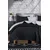 Lessentiel Maison Komplet posteljine Solid, 200x220, Crni