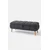Hanah Home Sara tapacirana klupa s prostorom za odlaganje 90 × 45 × 35 cm, antracit