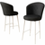 HANAH HOME Set 2 barske stolice Fora Black White