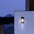 LED solarna zidna lampa LED/3,7V 300 mAh IP44 crna