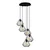 Opviq Luster Diamond-704-5S2, 50 cm, 5xE27, 40W