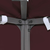 Pokrov za sjenicu 310 g/m2 3 x 3 m bordo