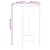 Vidaxl Barska miza starinski les 51x50x103,5 cm inženirski les