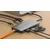 D-LINK DUB-M810 8 u 1 USB Hub, USB-C, HDMI 4K/USB A, 3.0 x 3/RJ45/SD-microSD, Sivi