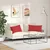 Jastučići za sofu 2 pcs Crvena 80 x 40 cm tkanina