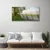 tulup.si Steklena slika Way tree grass landscape 125x50 cm 4 obešalnika
