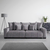 Velika Sofa Matteo srebrna