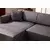 Atelier del Sofa Ugaona garnitura Belissimo 95x67x140cm Tamnosiva