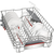 BOSCH Ugradna mašina za pranje sudova SPV6YMX08E 45cm bela