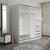 Hanah Home Garderober Kale-7149, 220x210x52 cm, Beli