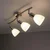 JUST LIGHT. 11953-55 - Plafonsko spot svetlo KARO 3xE14/40W/230V mat hrom