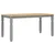 Blagovaonski stol Corona sivi 160x80x75 cm od masivne borovine