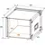 Rack ohišje, 10 HE 38 cm globine