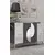 Hanah Home Konzolni sto Afra KM120, 120x75x29.6 cm, Antracit-srebrne boje