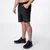 Polleo Mens Strike Performance Training Shorts, Black - S