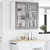 vidaXL Kuhinjski element Siva Sonoma 80 x 31 x 80 cm Konstruiran les