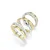 Prstan Swarovski HYPERBOLA 3-pack