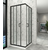 MASTER  Tu&scaron; komplet 90x90x185+15cm JF-530-3T crni profil
