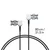 Accsoon Right Angle SDI to Right Angle SDI cable - 80 cm