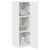 vidaXL Stenska kuhinjska omarica Bela 30 x 31 x 100 cm Konstruiran les