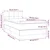 Vidaxl Box spring postelja z vzmetnico LED temno siva 90x190 cm blago