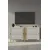 Hanah Home komoda Ayshe 150, 150 cm, bela / travertin / zlatna