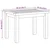 Vidaxl Klubska miza Rjava 50 x 35 x 36 cm Trden tikov les