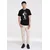 LOGOSHIRT Majica Der kleine Maulwurf  siva / rdeča / črna / bela