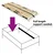Vidaxl Letveno dno za posteljo 28 letvic 7 con 90x200 cm