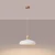 Sollux SL.1323 - Luster INDY na sajli 1xE27/15W/230V O 38 cm bela