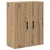 Highboard s ladicama 2 pcs Umjetnički hrast 69,5 x 34 x 180 cm