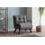 Atelier del Sofa Fotelja Sando 175x60?cm Svetlosiva