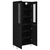 Highboard Bijeli i crni hrast 69,5 x 34 x 180 cm