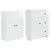 Set ormara 2 pcs 66 x 34,5 x 90 cm Konstruirano drvo