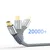 WOZINSKY DisplayPort kabel s certifikatom VESA, 80 Gb/s, 16K HDR, HDCP, DSC, 3 m – črn