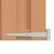 vidaXL vidaXL Vrtna vrata 100 x 60 cm WPC in aluminij Rjava, (5000249636)