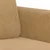 Vidaxl Trosed rjav 180 cm žamet