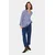 SAINT TROPEZ Bluza temno modra/bela