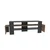 Hanah Home TV Komoda Lenora, 150x45x35 cm, Crno-Hrast